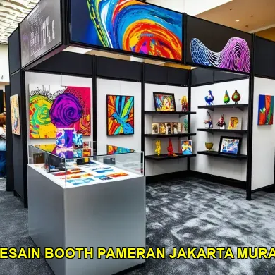 desain booth pameran Jakarta murah